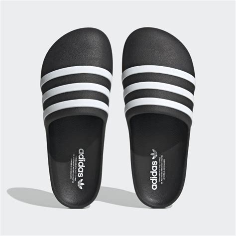 adidas badslippers zwart sale